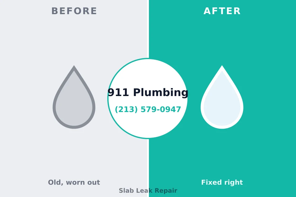 Before and after: plumbing repair Ashville, OH